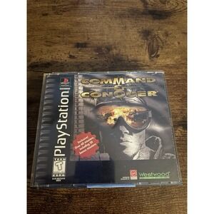 Command & Conquer (Sony PlayStation 1, 1995) No Manual. Tested